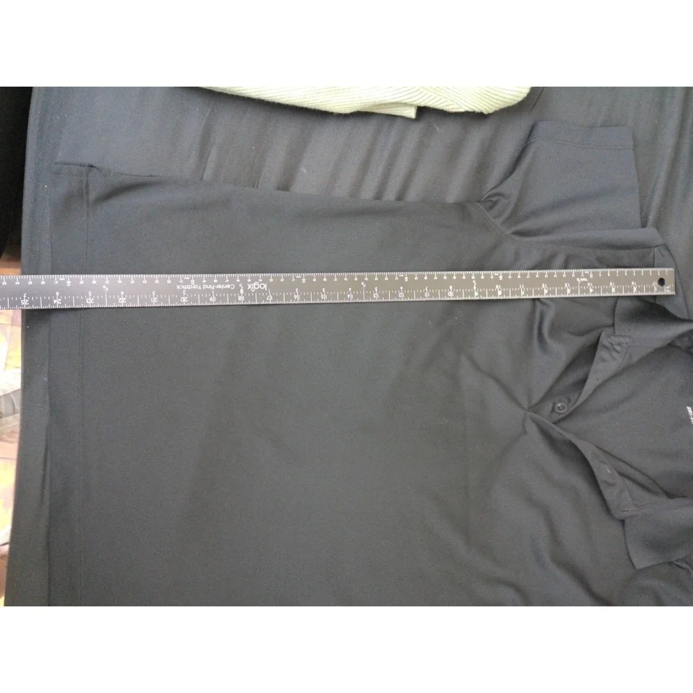 Nike Golf Polo Shirt Mens Black Size XL Dri Fit Athletic Short Sleeve